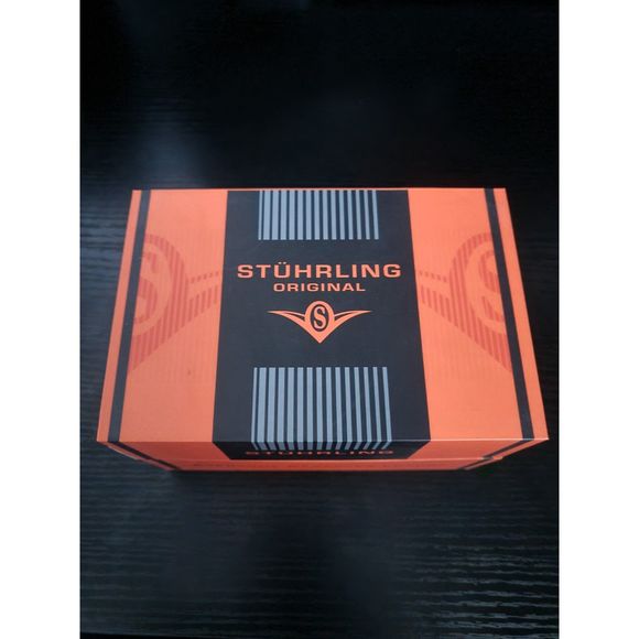 🔥NEW W/BOX & PAPERS Rare Stuhrling Men's Reserve Silver Dial Skeleton Watch - Picture 5 of 10